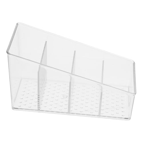 TOBBOMEY Fach Teebeutel Aufbewahrungsbox Pet Langlebig Dekorativ Teebeutelhalter für Küche Büro Schreibtisch Organizer Kompakte Teeaufbewahrung von TOBBOMEY