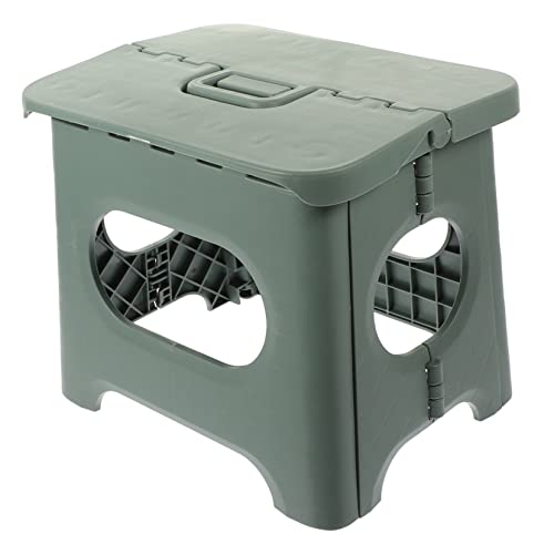 TOBBOMEY Faltbarer Kinderhocker Kunststoff Leichter Outdoor Schemel mit Ergonomischem Tragegriff für Angeln Camping Garten und Reisen Kleine Frischem Grün TOBBOMEY Faltbarer Kinderhocker Kunststoff Leichter Outdoor Schemel mit Ergonomischem Tragegriff für Angeln Camping Garten und Reisen Kleine Frischem Grün von TOBBOMEY