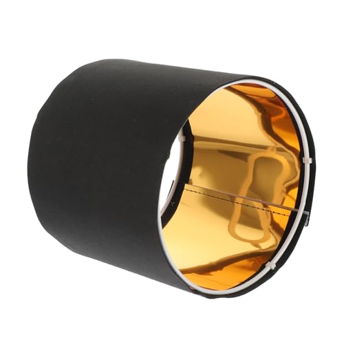 TOBBOMEY Faltbarer Stoff Lampenschirm Øcm Moderner Schwarzer Drum-schirm mit Goldener Innenseite Geeignet für Wandleuchte Stehlampe Kronleuchter Elegante Wohnraumdeko TOBBOMEY Faltbarer Stoff Lampenschirm Øcm Moderner Schwarzer Drum-schirm mit Goldener Innenseite Geeignet für Wandleuchte Stehlampe Kronleuchter Elegante Wohnraumdeko von TOBBOMEY