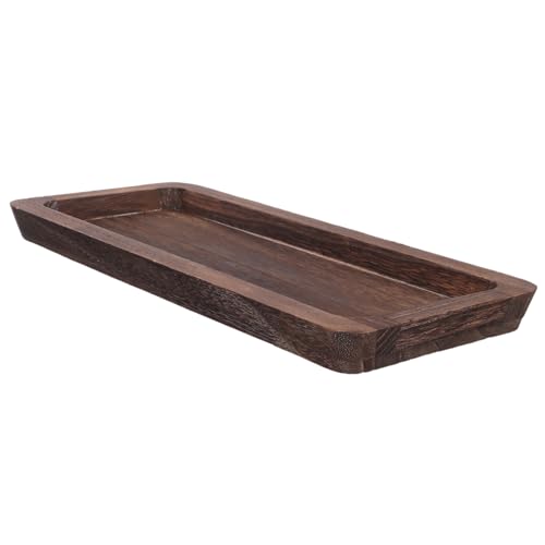 TOBBOMEY Farmhouse Holz Tablett Lang Robustes Deko Tablett für Wohn und Esszimmer Kaffeetisch Servierplatte Multifunktional Rustikal TOBBOMEY Farmhouse Holz Tablett Lang Robustes Deko Tablett für Wohn und Esszimmer Kaffeetisch Servierplatte Multifunktional Rustikal von TOBBOMEY