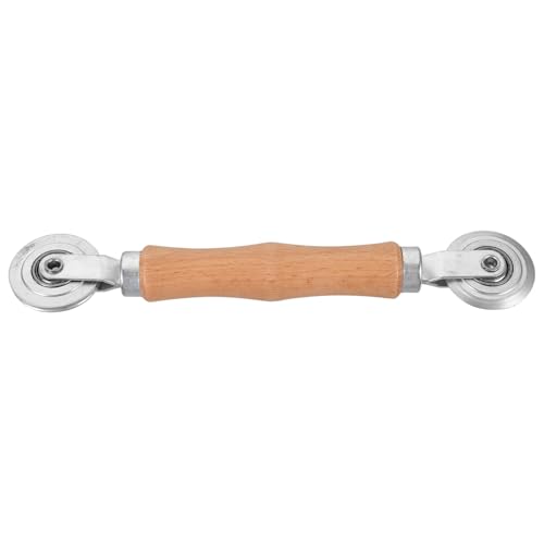 TOBBOMEY Fenster fliegengitter Werkzeug Druckrad aus Gusseisen mit Holzgriff Langlebiger Spline Roller für Fliegengitter Reparatur und Installation Schonend für Rahmen Einfach zu Bedienen von TOBBOMEY