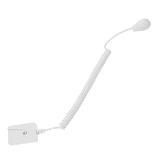 TOBBOMEY Fernbedienung Leash mit Selbstklebendem Haken Ausziehbare Diebstahlsicherung für Tv und Handy Flexibles Spiralkabel für Zuhause Hotel Schule und Restaurant Langlebig und Sicher von TOBBOMEY