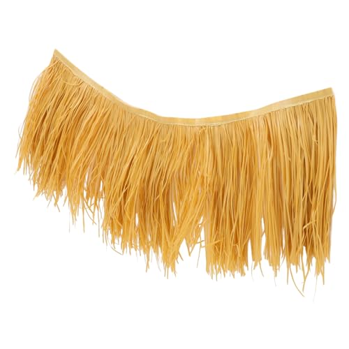 TOBBOMEY Feuerhemmendes Künstliches Strohdach Wetterbeständig Langlebig für Garten Terrasse DIY Mexikanisches Strohdach Natürliche Gartendeko Außen und Innenbereich von TOBBOMEY