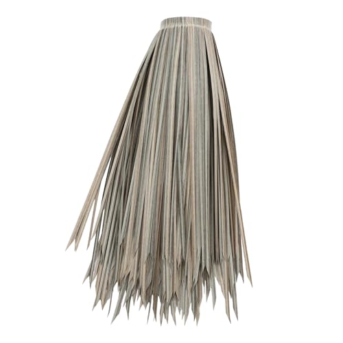 TOBBOMEY Flammhemmendes Künstliches Strohdach Realistische Nachbildung Wetterbeständig DIY Dach für Gartenlauben Terrassen Zaun sichtschutz Langlebige Gartendekoration von TOBBOMEY