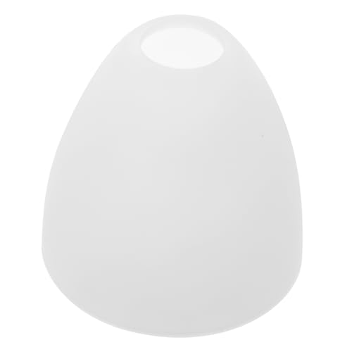 TOBBOMEY Frostglas Lampenschirm Langlebig Lichtabdeckung für Wohnzimmer Schlafzimmer Einfache Montage Weiß Ersatz Glasschirm für Tischlampe von TOBBOMEY