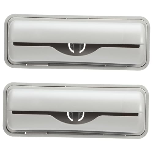 TOBBOMEY Garbage Bag Dispenser Aufbewahrungsbox mit Haken Wandmontierter Müllbeutelhalter aus Robustem Kunststoff Platzsparend für Küche Bad und Schrank Kompakter Organizer für Plastiktüten von TOBBOMEY