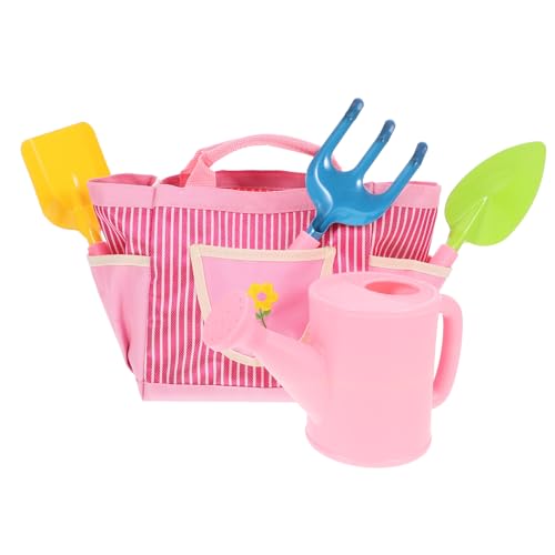 TOBBOMEY Gartengeräte Set mit Schaufel Rechen Gießkanne Robustes Gartenwerkzeug für Strand Garten und Freizeit Praktisches Outdoor für Mädchen und Jungen von TOBBOMEY