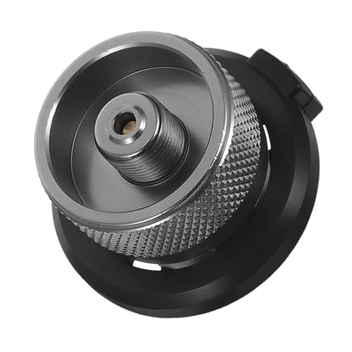 TOBBOMEY Gas Tank Adapter Aluminiumlegierung Gasflaschen Umwandler Für Campingkocher Stabiler Kompatibel Mit Kartuschen Robuster Outdoor Umrüster Für Effiziente Gasnutzung von TOBBOMEY