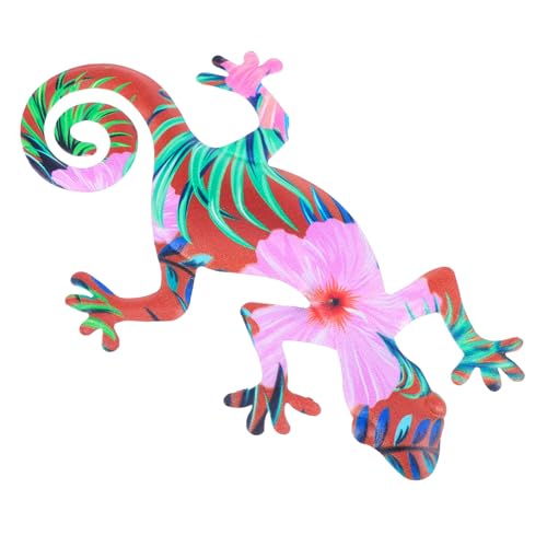 TOBBOMEY Gecko Wanddeko aus Eisen Wetterfeste Metall Wandkunst für Innen Außen Dekorative Gartenfigur und Wandornament Vielseitige Wanddekoration Balkon Wohnzimmer Schlafzimmer TOBBOMEY Gecko Wanddeko aus Eisen Wetterfeste Metall Wandkunst für Innen Außen Dekorative Gartenfigur und Wandornament Vielseitige Wanddekoration Balkon Wohnzimmer Schlafzimmer von TOBBOMEY