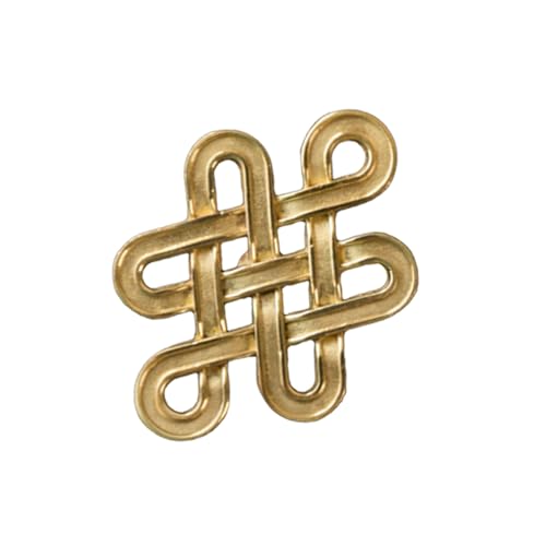 TOBBOMEY Goldener Chinesischer Knoten Türgriff aus Hochwertigem Kupfer Stabiler Möbelgriff mit Hoher Härte Langlebiger und Schrankgriff für Kleiderschränke Küchen und Möbelanwendungen TOBBOMEY Goldener Chinesischer Knoten Türgriff aus Hochwertigem Kupfer Stabiler Möbelgriff mit Hoher Härte Langlebiger und Schrankgriff für Kleiderschränke Küchen und Möbelanwendungen von TOBBOMEY