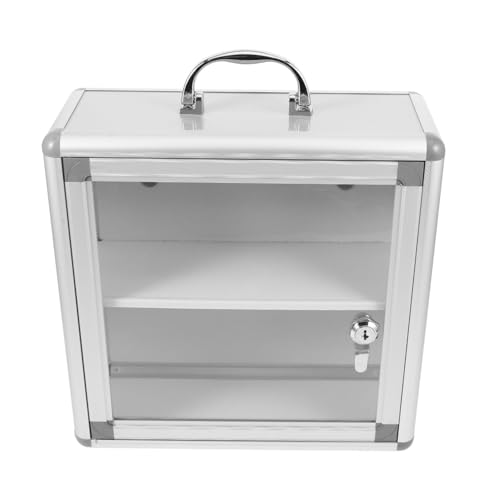 TOBBOMEY Großer Wand Medizinschrank mit Großer Kapazität Wandmontierte Medikamentenbox zur Platzsparenden Aufbewahrung Vielseitiger Medizinkasten für Haushalt Sport und Notfall Robuste TOBBOMEY Großer Wand Medizinschrank mit Großer Kapazität Wandmontierte Medikamentenbox zur Platzsparenden Aufbewahrung Vielseitiger Medizinkasten für Haushalt Sport und Notfall Robuste von TOBBOMEY