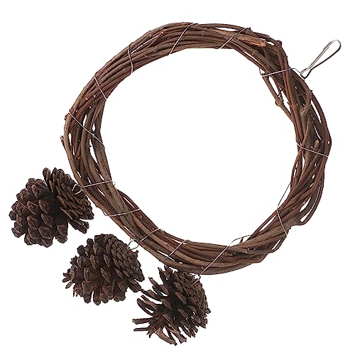 TOBBOMEY Hängende Papageien Schaukel aus Natürlichem Rattan Woven Bird Ring Swing für Vogelkäfige Klettern und Langlebig und Dekorativ für Nymphensittiche und Papageien TOBBOMEY Hängende Papageien Schaukel aus Natürlichem Rattan Woven Bird Ring Swing für Vogelkäfige Klettern und Langlebig und Dekorativ für Nymphensittiche und Papageien von TOBBOMEY