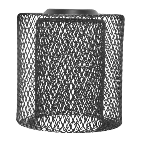 TOBBOMEY Hängender Lampenschirm Doppeltes Design Retro Stil Industrielle Pendelleuchte Ersatzschirm Schwarz von TOBBOMEY