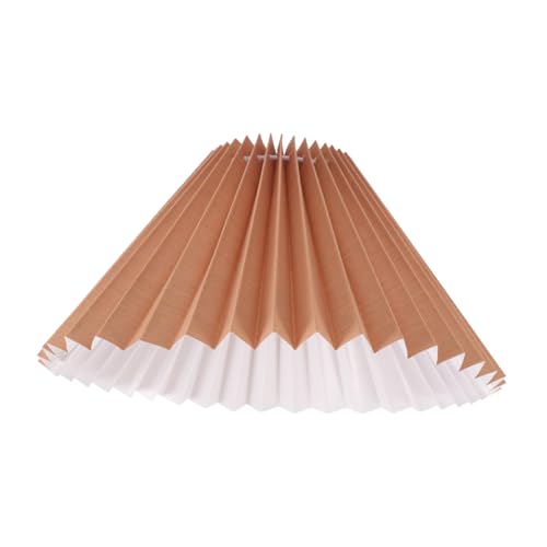 TOBBOMEY Hängender Lampenschirm aus Stoff mit Kreativem Plissee Design Vielseitiger Lampenschirm für Wohnzimmer Schlafzimmer und Esszimmer Langlebig Einfach zu Montieren Dekorativer von TOBBOMEY