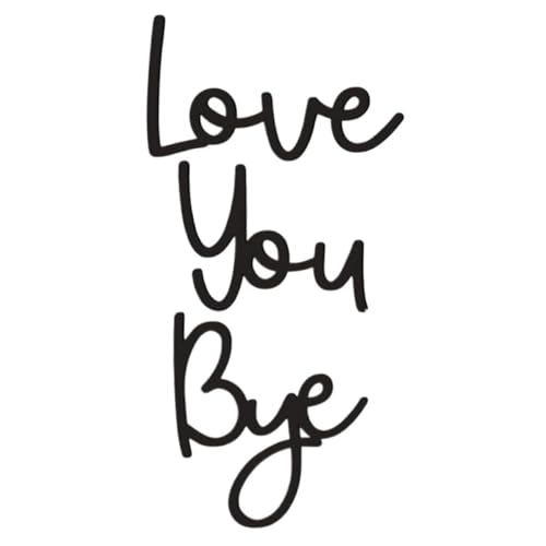TOBBOMEY Handgefertigtes Holzschild Love You Bye mit Retro Wandkunst Robustes Holz Wanddekor Dekoratives Holzschild für Schlafzimmer und Wohnzimmer Liebevolle Heimdekoration TOBBOMEY Handgefertigtes Holzschild Love You Bye mit Retro Wandkunst Robustes Holz Wanddekor Dekoratives Holzschild für Schlafzimmer und Wohnzimmer Liebevolle Heimdekoration von TOBBOMEY
