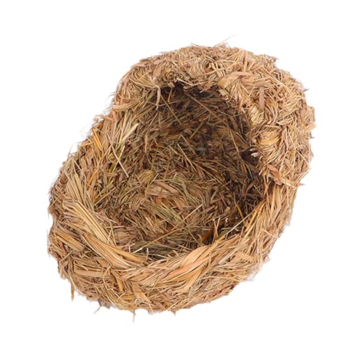 TOBBOMEY Handgewebtes Langlebiges Katzennest aus Natürlichem Gras Robustes Haustierbett für Kleine Katzen Hamster Kaninchen Gemütliches Einfaches Schlafnest in Hellem Gelb Nah Natur TOBBOMEY Handgewebtes Langlebiges Katzennest aus Natürlichem Gras Robustes Haustierbett für Kleine Katzen Hamster Kaninchen Gemütliches Einfaches Schlafnest in Hellem Gelb Nah Natur von TOBBOMEY