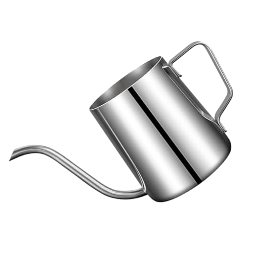 TOBBOMEY Handheld Edelstahl Handfilter Kaffeekanne mit Schmalem Ausguss Langlebig Rostfrei Präzise Wasserflusskontrolle für Kaffee Tee und Camping Tragbar und Multifunktional TOBBOMEY Handheld Edelstahl Handfilter Kaffeekanne mit Schmalem Ausguss Langlebig Rostfrei Präzise Wasserflusskontrolle für Kaffee Tee und Camping Tragbar und Multifunktional von TOBBOMEY