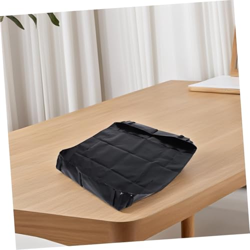 TOBBOMEY Haustiermatte Pet Cage Liner waschbar waschbarer Hamster -Pee -Pad Saugfestiner aus Kleiner Tierkäfig kleine Tiere Pads Bodenmatte für Kleintiere PVC-Sandwichtuch Schwarz von TOBBOMEY