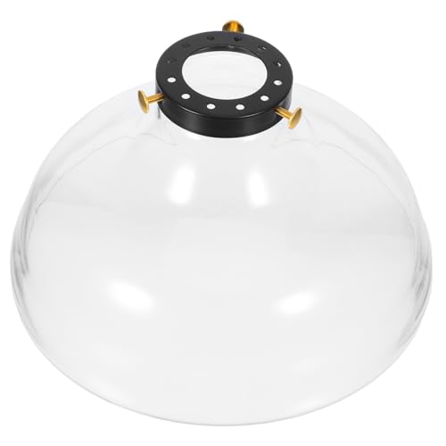 TOBBOMEY Hitzebeständiger Borosilikat-glaslampenschirm Handgeblasen Transparenter Trichter-lampenschirm Klar Optimierte Form für Konzentrierte Beleuchtung Ersatz für Pendelleuchten und TOBBOMEY Hitzebeständiger Borosilikat-glaslampenschirm Handgeblasen Transparenter Trichter-lampenschirm Klar Optimierte Form für Konzentrierte Beleuchtung Ersatz für Pendelleuchten und von TOBBOMEY