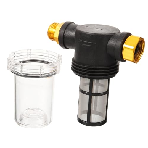 TOBBOMEY Hochdruckreiniger Filter US Standard Garten Schlauch Sedimentfilter Mesh Praktischer Wasserfilter zum Schutz vor Schmutz und Ablagerungen für Waschgeräte von TOBBOMEY
