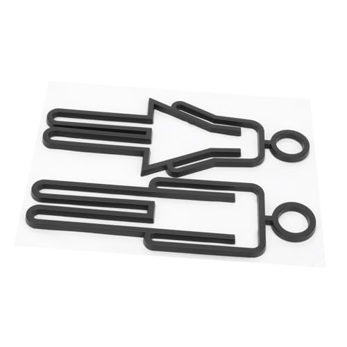 TOBBOMEY Hochwertiges Lavatory Sign aus Metalloptik Langlebiges Praktisches Wc Schild für Damen und Herren Modernes Badezimmer Wand deko Einfach Anzubringen für Restaurant und Büro TOBBOMEY Hochwertiges Lavatory Sign aus Metalloptik Langlebiges Praktisches Wc Schild für Damen und Herren Modernes Badezimmer Wand deko Einfach Anzubringen für Restaurant und Büro von TOBBOMEY