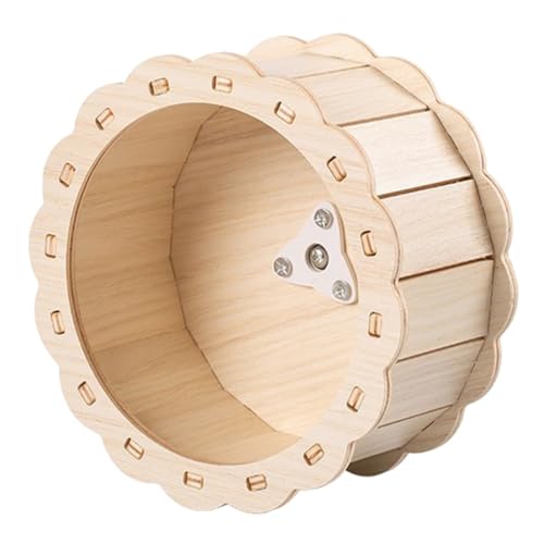 TOBBOMEY Holz Hamster Laufrad Sonnenblumen Design und für Zwerghamster Eichhörnchen und Kleine Haustiere Interaktive Trainingsmöglichkeit TOBBOMEY Holz Hamster Laufrad Sonnenblumen Design und für Zwerghamster Eichhörnchen und Kleine Haustiere Interaktive Trainingsmöglichkeit von TOBBOMEY