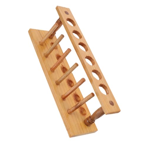 TOBBOMEY Holz Testrohrhalter Stabiler Reagenzglasständer Labor Holzgestell Sicherer Aufbewahrungsständer für Laborröhrchen und Kleinteile TOBBOMEY Holz Testrohrhalter Stabiler Reagenzglasständer Labor Holzgestell Sicherer Aufbewahrungsständer für Laborröhrchen und Kleinteile von TOBBOMEY