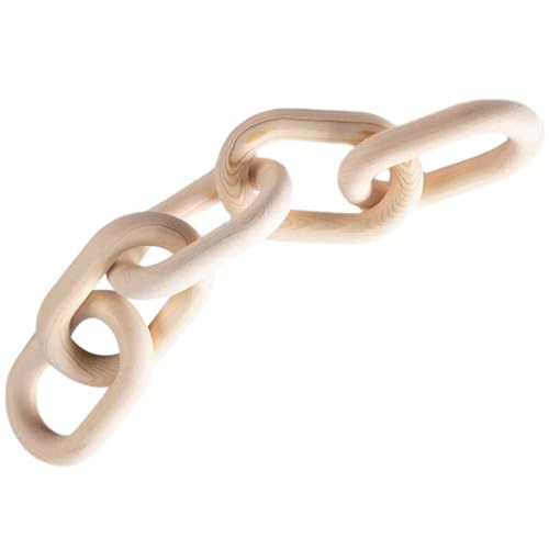 TOBBOMEY Holzkette Dekoration Holzketten Handgefertigt Rustikale Kettenglieder Wohnkultur für Bauernhaus Wohnzimmer Regal Couchtisch Schlafzimmer TOBBOMEY Holzkette Dekoration Holzketten Handgefertigt Rustikale Kettenglieder Wohnkultur für Bauernhaus Wohnzimmer Regal Couchtisch Schlafzimmer von TOBBOMEY