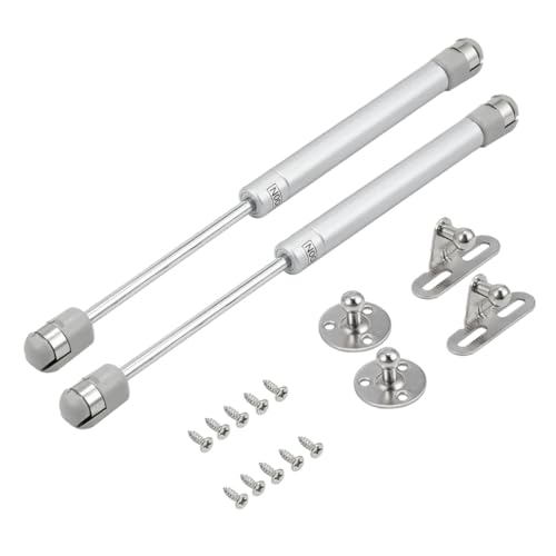 TOBBOMEY Hydraulische Gasdruckfeder aus Aluminiumlegierung Langlebige Möbelstütze mit Sicherer Gasfedertechnik Platzsparend Vielseitig für Schranktüren Kleiderschränke Bücherregale von TOBBOMEY