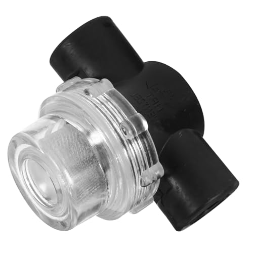 TOBBOMEY Inline Wasserfilter Innengewinde Feinmaschiger Siebfilter für Gartenpumpe und Teichpumpe Schützt vor Schmutz und Verunreinigungen Einfach zu Reinigen Montieren Langlebig und von TOBBOMEY