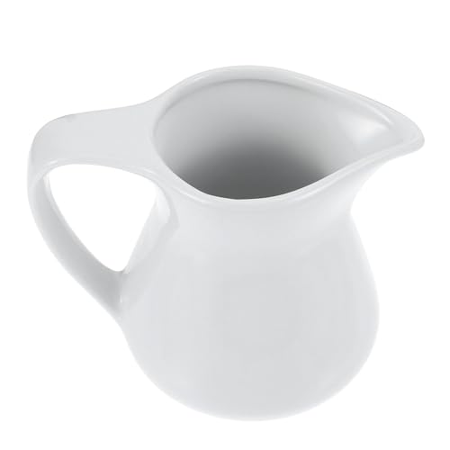 TOBBOMEY Keramik Milchaufschäumer Tasse Profi Latte Art Becher Sauce Boat für Zuhause und Küche von TOBBOMEY