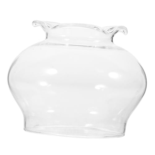 TOBBOMEY Klarer Glas öllampenschirm Ersatz für Petroleumlampen Hitzebeständig Transparent Einfach zu Reinigen Geeignet für Innen Außenbereiche Stabiler Schutz für Kerosinlampenbeleuchtung TOBBOMEY Klarer Glas öllampenschirm Ersatz für Petroleumlampen Hitzebeständig Transparent Einfach zu Reinigen Geeignet für Innen Außenbereiche Stabiler Schutz für Kerosinlampenbeleuchtung von TOBBOMEY