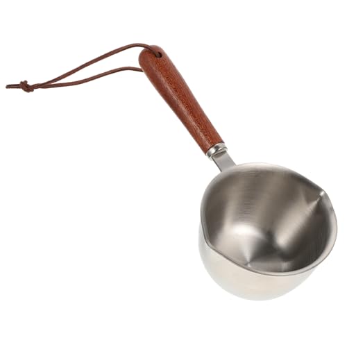 TOBBOMEY Kleiner Edelstahl Soßentopf mit Holzgriff Präzise Messanzeige Platzsparend Rostfrei zum Erhitzen von Öl Milch und Soßen Küche TOBBOMEY Kleiner Edelstahl Soßentopf mit Holzgriff Präzise Messanzeige Platzsparend Rostfrei zum Erhitzen von Öl Milch und Soßen Küche von TOBBOMEY