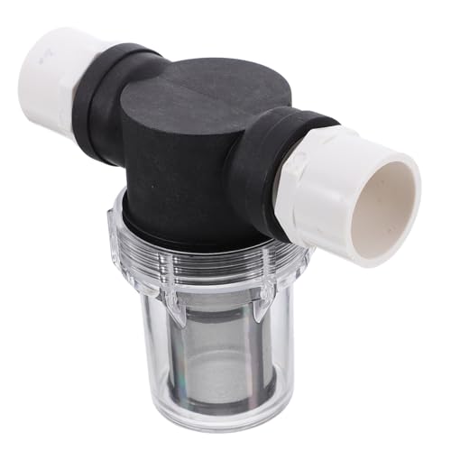 TOBBOMEY Kleiner Wasserfilter mit Mesh Sieb und PVC Anschluss Effektive Sedimentfiltration für Gartenbewässerung Installieren Kompakt und Platzsparend für Hartes Wasser TOBBOMEY Kleiner Wasserfilter mit Mesh Sieb und PVC Anschluss Effektive Sedimentfiltration für Gartenbewässerung Installieren Kompakt und Platzsparend für Hartes Wasser von TOBBOMEY