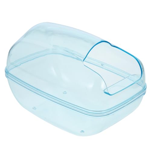 TOBBOMEY Kleintier Badewanne Transparent Hamster Sandbad Splash Sandkasten Ecktoilette für Kleine Haustiere mit Abnehmbarem Design und Hygienischem Material Passend für Käfige TOBBOMEY Kleintier Badewanne Transparent Hamster Sandbad Splash Sandkasten Ecktoilette für Kleine Haustiere mit Abnehmbarem Design und Hygienischem Material Passend für Käfige von TOBBOMEY