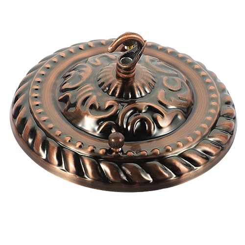 TOBBOMEY Kronleuchter Baldachin Retro Deckenplatte für Pendelleuchten Schweres mit Vintage Finish für Diy Projekte Ersatz für Deckenleuchten von TOBBOMEY