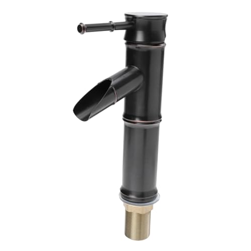 TOBBOMEY Küchen und Badarmatur Wasserhahn mit Heiß und Kaltwasser Drehbarer Auslauf Stilvolles Bambusdesign Rostfrei Langlebig Einfache Montage für Waschtisch und Lavabo TOBBOMEY Küchen und Badarmatur Wasserhahn mit Heiß und Kaltwasser Drehbarer Auslauf Stilvolles Bambusdesign Rostfrei Langlebig Einfache Montage für Waschtisch und Lavabo von TOBBOMEY