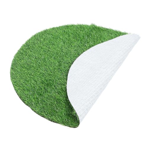 TOBBOMEY Kunstrasen Tischdecke Rund Höhe Künstlicher Gras Teppich Wetterfest Dekorativ für Außentisch Gartentisch Picknick und Restaurant Dining Table Decor TOBBOMEY Kunstrasen Tischdecke Rund Höhe Künstlicher Gras Teppich Wetterfest Dekorativ für Außentisch Gartentisch Picknick und Restaurant Dining Table Decor von TOBBOMEY