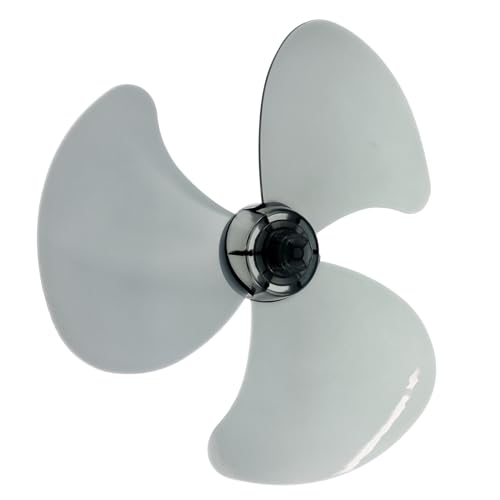 TOBBOMEY Kunststoff Lüfterblätter Flügelig Ersatzflügel für Standventilator und Tischventilator Langlebig Einfach zu Reinigen Werkzeuglose Montage Kompatibel mit Haushaltslüftern von TOBBOMEY