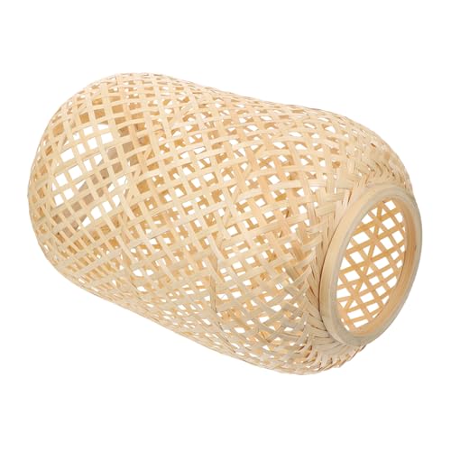 TOBBOMEY Lampenschirm Hexagonal Gewebt Deckenleuchte Überzug Hängende Lampenabdeckung Schlafzimmer Restaurant Vintage Stil TOBBOMEY Lampenschirm Hexagonal Gewebt Deckenleuchte Überzug Hängende Lampenabdeckung Schlafzimmer Restaurant Vintage Stil von TOBBOMEY