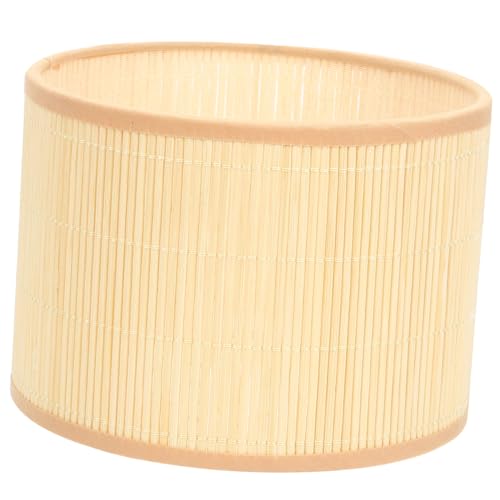 TOBBOMEY Lampenschirm Retro Lampenfassung Abnehmbarer Ring Vintage Lampenabdeckung für Schreibtischlampe Stilvoll Natürliches Design Lichtzubehör TOBBOMEY Lampenschirm Retro Lampenfassung Abnehmbarer Ring Vintage Lampenabdeckung für Schreibtischlampe Stilvoll Natürliches Design Lichtzubehör von TOBBOMEY