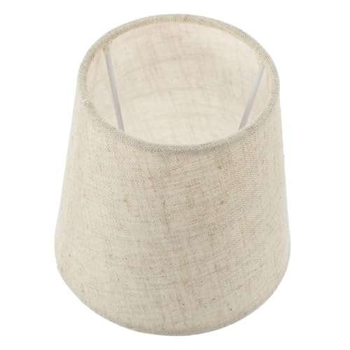 TOBBOMEY Lampenschirm aus Grobem Leinen Ersatzschirm für Tischlampen Dekorativer Stoff lampenschirm Sanft Machend Langlebig Geeignet für Schlafzimmer Wohnzimmer Bar Hotelzimmer von TOBBOMEY