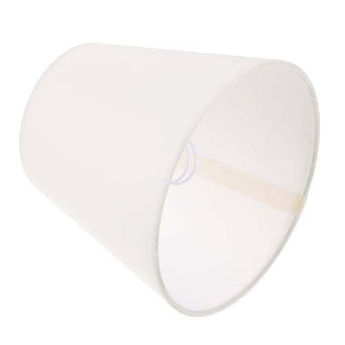 TOBBOMEY Lampenschirm aus Hochwertigem Leinenstoff Vielseitiger Ersatz für Steh Tisch und Wandleuchten Schlichtes Design in Hellem Beige Langlebiger Lichtschutz für Schlafzimmer und von TOBBOMEY