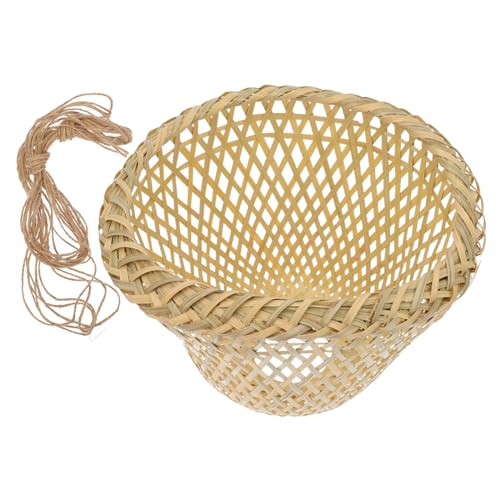 TOBBOMEY Lampenschirm mit Juteseil Handgeflochten Vintage Deckenlampen Abdeckung Warmes Licht Vielseitig für Wohnzimmer Schlafzimmer und Esszimmer Natürliche Deko TOBBOMEY Lampenschirm mit Juteseil Handgeflochten Vintage Deckenlampen Abdeckung Warmes Licht Vielseitig für Wohnzimmer Schlafzimmer und Esszimmer Natürliche Deko von TOBBOMEY