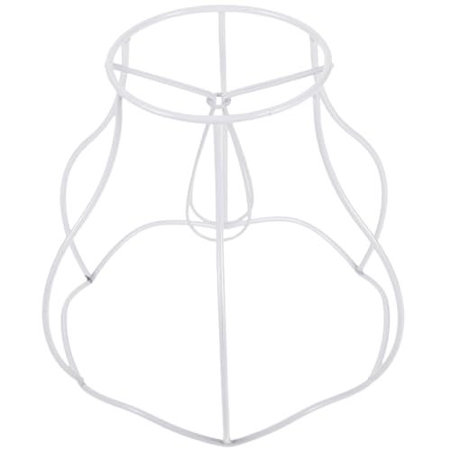 TOBBOMEY Lampenschirmrahmen Robust DIY Lampenhalter Tischlampe Kronleuchter Halterung Vielseitig für Wohn Büro und Cafénutzung Geeignet von TOBBOMEY