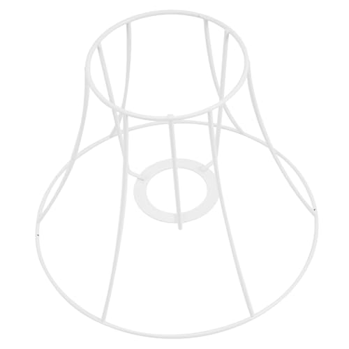 TOBBOMEY Lampenschirmrahmen aus Metall Langlebiger DIY Tischlampen Lampenschirm Halter Rostbeständig Stabile Eisenkonstruktion Geeignet für Tischleuchten und Kronleuchter für Heim von TOBBOMEY