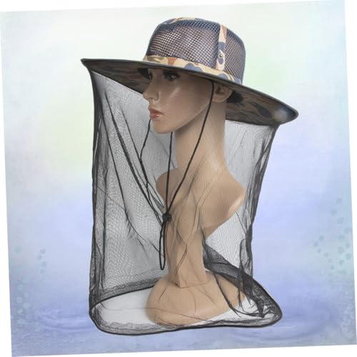 TOBBOMEY Leichter Atmungsaktiver Imkerhut mit Netzgewebe Vollständiger Insektenschutz für Angeln Gartenarbeit und Camping Schnelltrocknend Vielseitiger Kopfschutz für Outdoor aktivitäten von TOBBOMEY