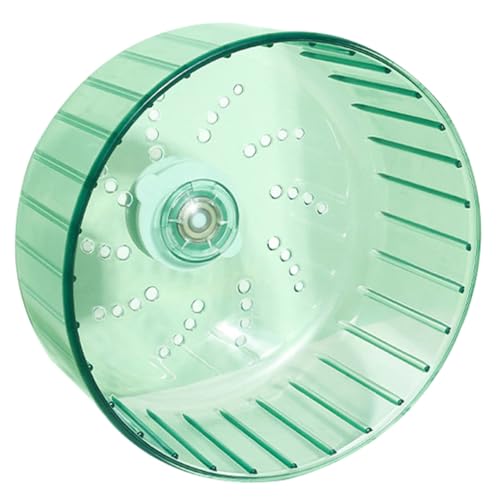 TOBBOMEY Leises Kompaktes Hamsterrad Geräuscharm Gerbil Wheel Hamster Laufrad für Kleine Haustiere Wie Mäuse und Rennmäuse Frei von Ständer Grün TOBBOMEY Leises Kompaktes Hamsterrad Geräuscharm Gerbil Wheel Hamster Laufrad für Kleine Haustiere Wie Mäuse und Rennmäuse Frei von Ständer Grün von TOBBOMEY