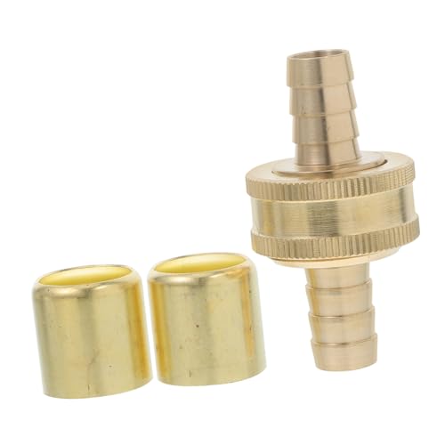 TOBBOMEY Messing Gartenschlauch Anschluss Schnellkupplung Leckfreie Schlauchkupplung Wiederverwendbar Tropfbewässerung Verbinder für Garten Bewässerungssysteme von TOBBOMEY