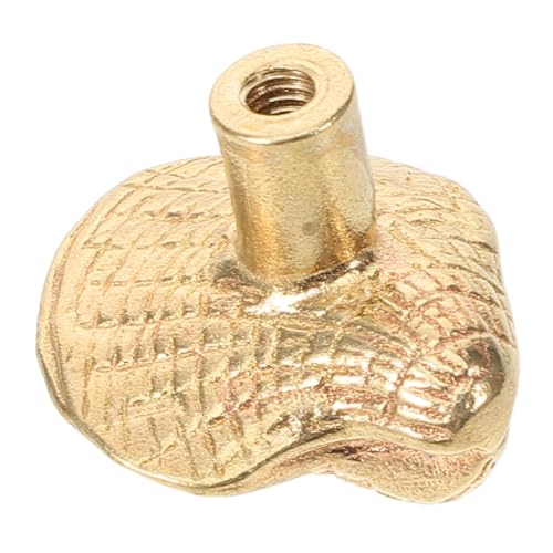 TOBBOMEY Messing Schubladenknopf Muschelform Kompakt Leichter Möbelgriff Vielseitiger Möbelknopf für Küchenschränke Kommoden Einfache Montage Dekorativer Türgriff für Wohn und Schlafzimmer TOBBOMEY Messing Schubladenknopf Muschelform Kompakt Leichter Möbelgriff Vielseitiger Möbelknopf für Küchenschränke Kommoden Einfache Montage Dekorativer Türgriff für Wohn und Schlafzimmer von TOBBOMEY